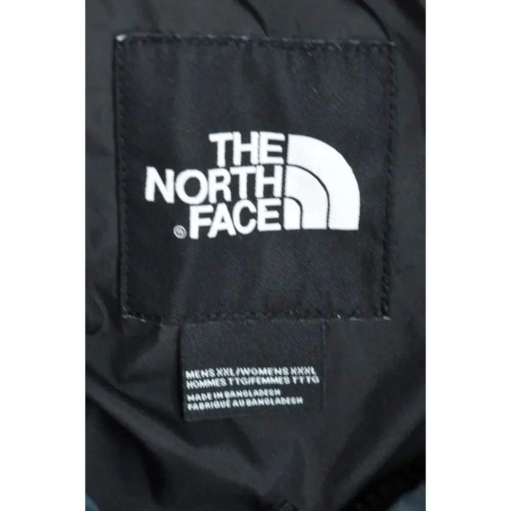 The North Face Himalayan Insulated Parka Jacket Mens 2XL Gray Black FullZip